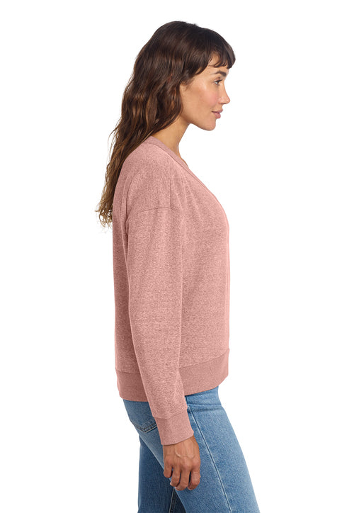District® Women’s Perfect Tri® Fleece V-Neck Sweatshirt