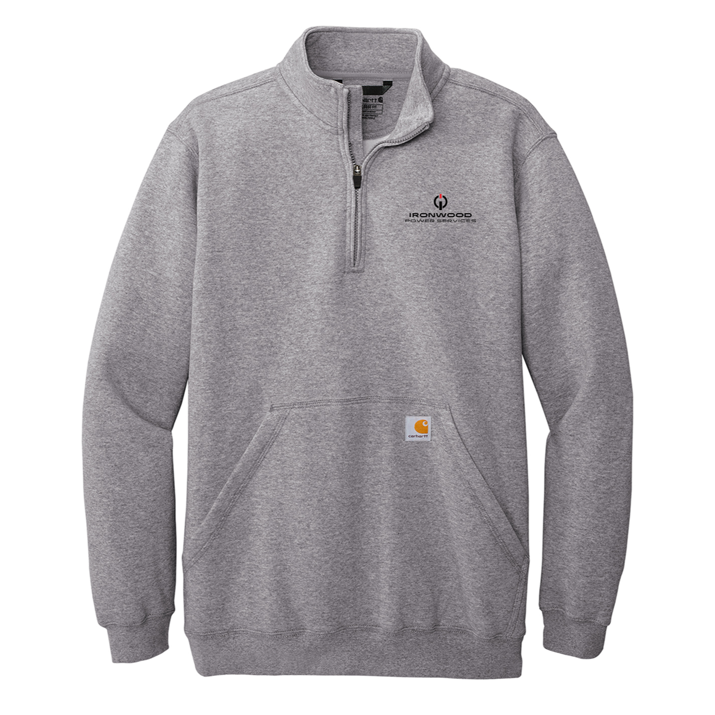 Carhartt® Midweight 1/4-Zip Mock Neck Sweatshirt