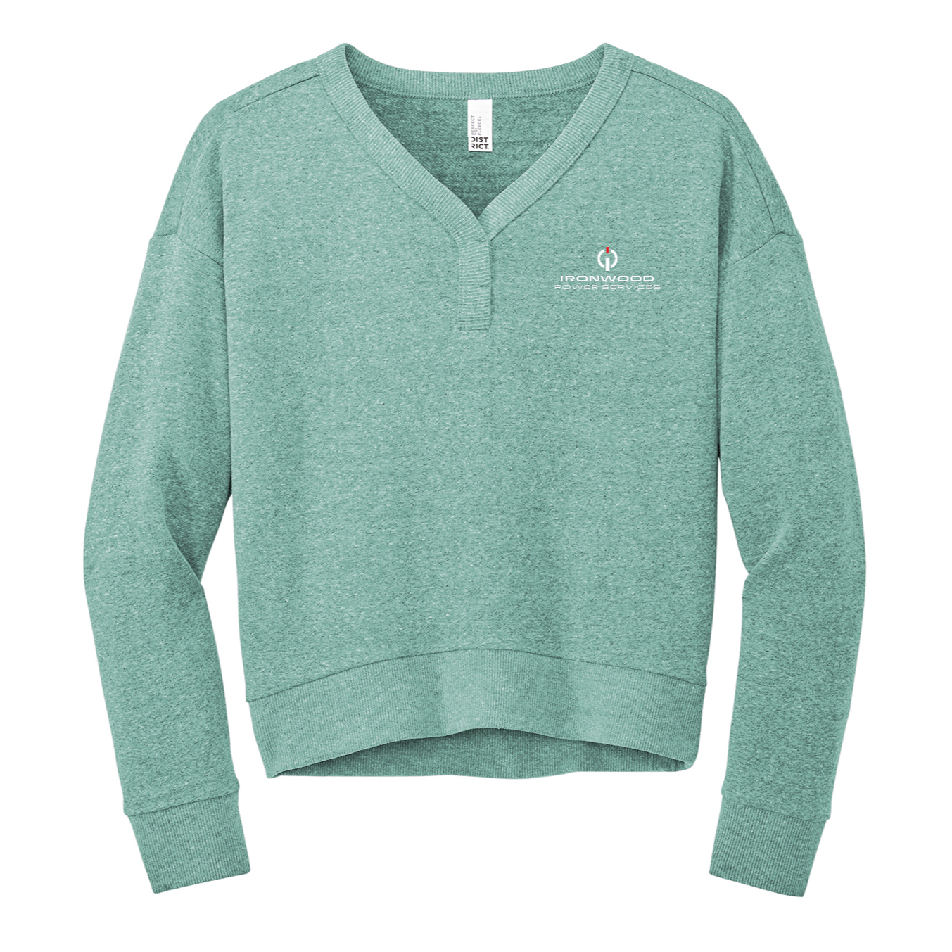 District® Women’s Perfect Tri® Fleece V-Neck Sweatshirt