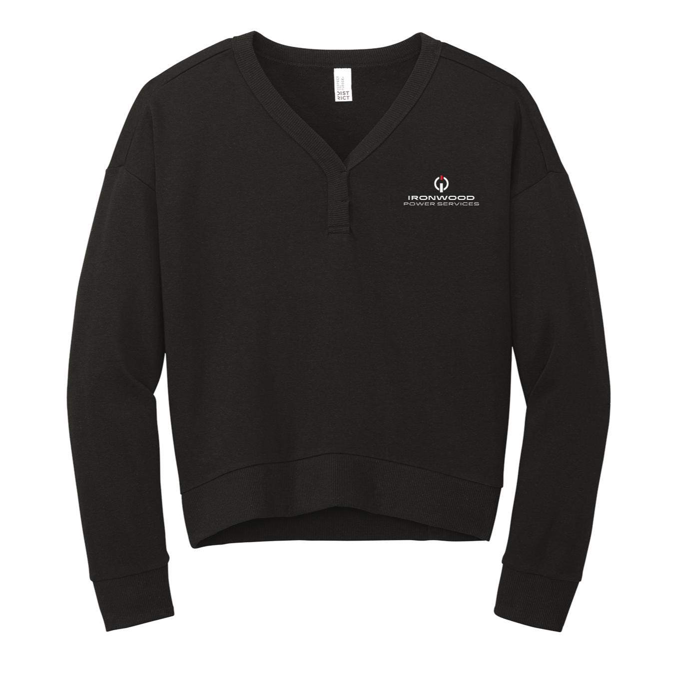 District® Women’s Perfect Tri® Fleece V-Neck Sweatshirt