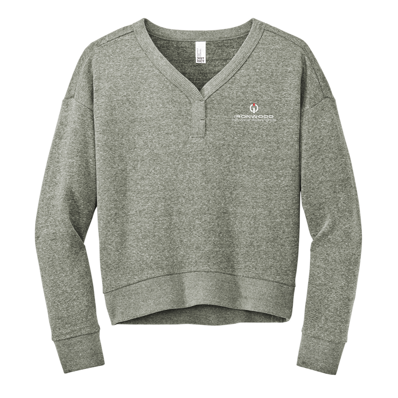 District® Women’s Perfect Tri® Fleece V-Neck Sweatshirt