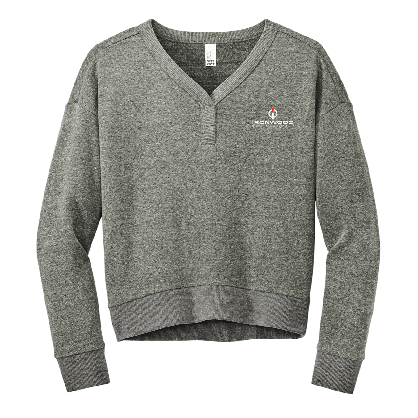 District® Women’s Perfect Tri® Fleece V-Neck Sweatshirt